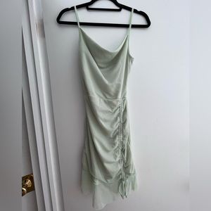 Seafoam green mini dress/party dress